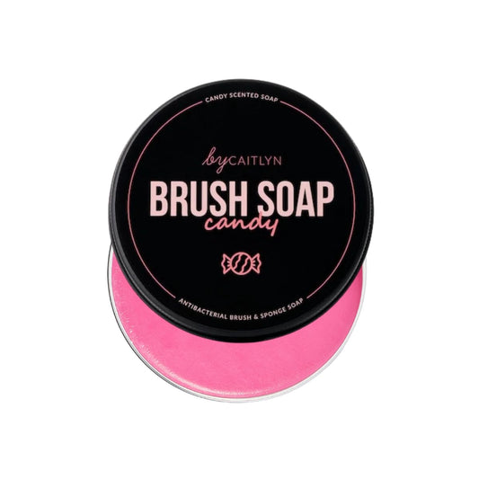 By Caitlyn Antibacterial Brush & Sponge Soap (Candy Scent) ? Deep Clean Makeup Brush & Sponge Cleaner ? Gentle, Effective & Fast-Drying Formula for