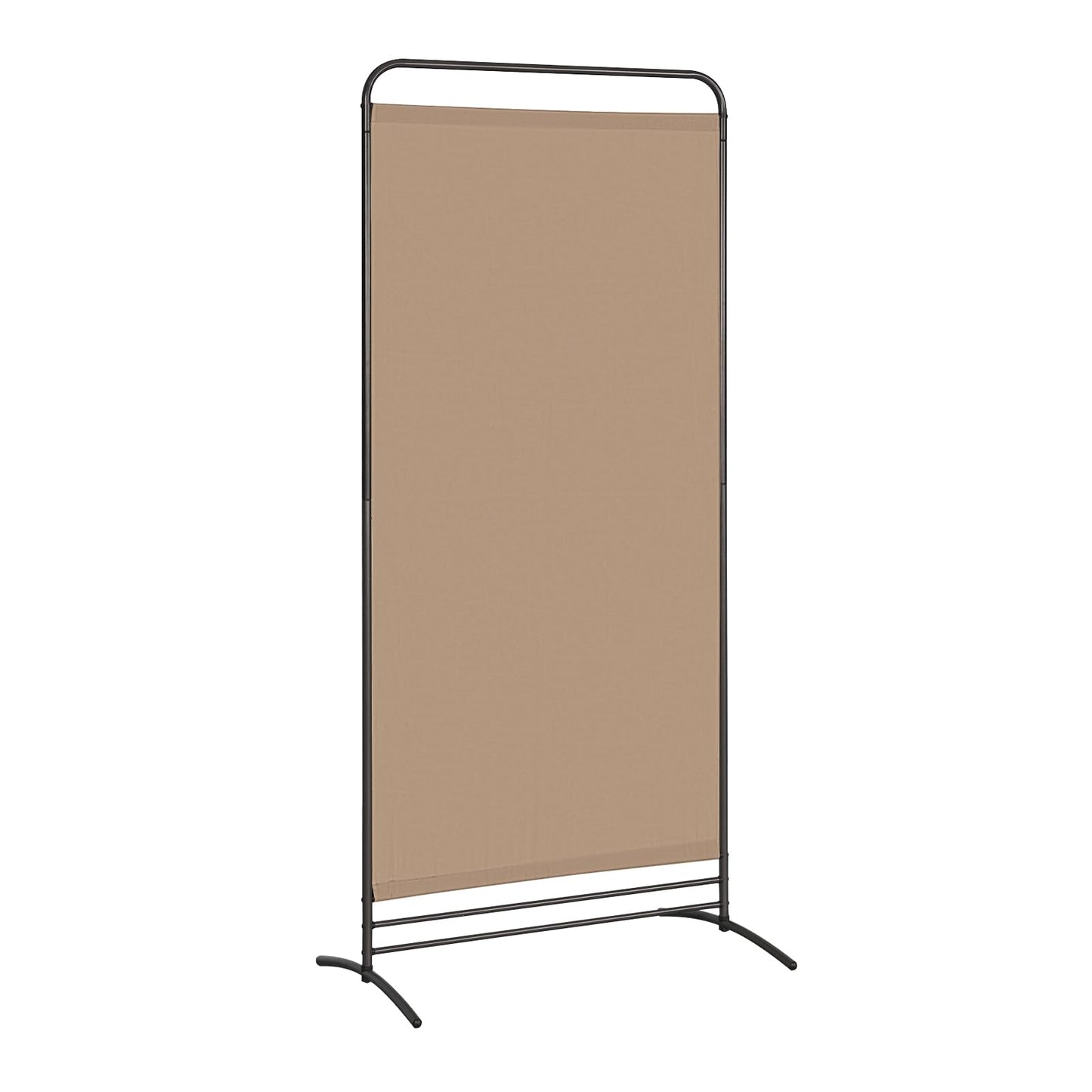 Angel Living 1 Panel Room Divider, Privacy Screen Composed of Polyester Fabric and Sturdy Iron Frame
