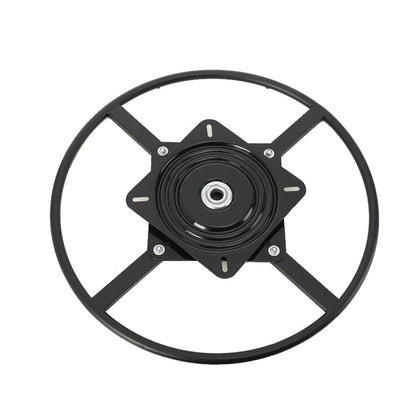 ECUTEE Seat Swivel Plate Chair Recliner Base Bracket Rotating Base Rotate Swivel Chair Base Mechanism Hinge 60cm Diameter for DIY Round Chair or