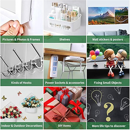 EZlifego Double Sided Tape Heavy Duty, Extra Large Strong Nano Mounting Tape Sticky Pads(5.0m * 3.0cm), Multipurpose Removable Clear adhesive Picture Hanging Strips, Easy to Use