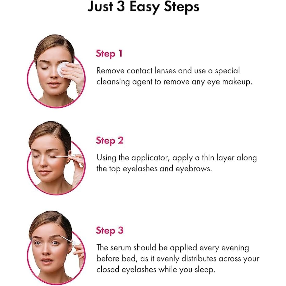 TOPLASH Eyelash Growth Serum - Innovative Eyelash and Eyebrow Growth Serum for Longer, Thicker, Fuller Brows & Lash Boost - Natural, Cruelty-Free & Hypoallergenic - 0.10 fl.oz.