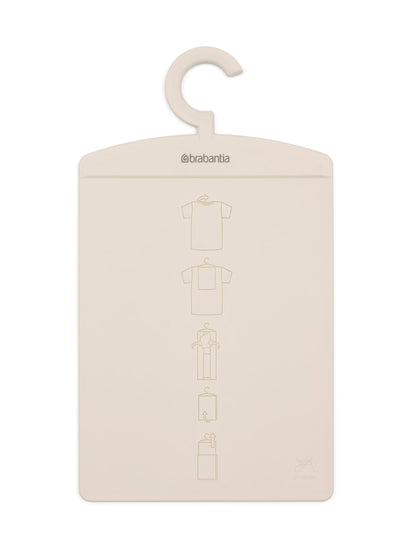 Brabantia - Folding Board - Easy to Use Table Folder - for T-Shirts & Sweaters - Clothes Hanger with Hook - Wardrobe Accessory - Clothes Organiser