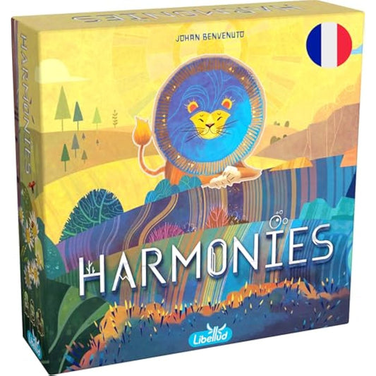 Libellud - Asmodee - Harmonies - Board Games - Family and Friends Games - Creation of Landscapes and Habitats for Animals - Strategy and Creativity - For Ages 10 and Above - French Version