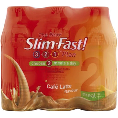 Slim.fast! Cafe Latte Shake 6 x 325ml