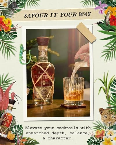PLANTERAY XO Barbados 20th Anniversary Rum – 70cl, 40 percent ABV – Extra-Old 100 percent Barbadian Rum