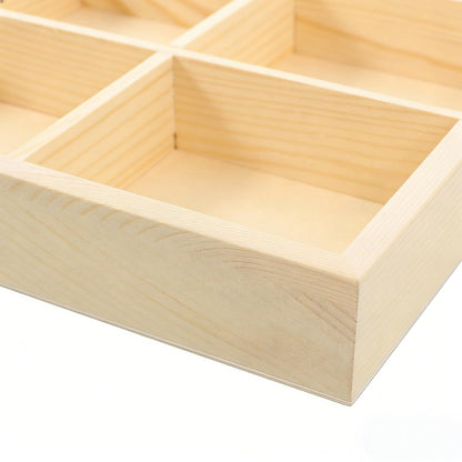 NOLITOY 3Pcs Wooden Organizer Tray Divided Storage Box for Crayons Markers Items Natural Desktop Holder for Art Supplies Multi Compartment Design