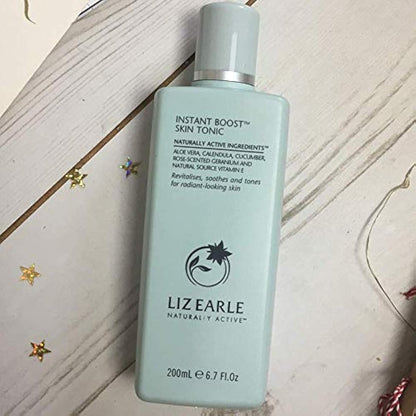 Liz Earle Instant Boost Skin Tonic 3 x 200ml Bottle A Face Moisturiser To Repair Sensitive Cleanse Skin