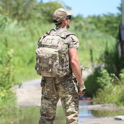 MT Military Army MOLLE 2 Tactical Assault Backpack, Rifleman 3 Day Pack, Medium Rucksack Multicam Camo
