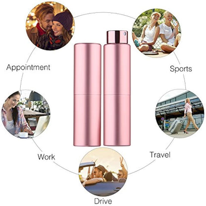 Faireach Perfume Atomiser Refillable 20ML Travel Aftershave Dispenser Spray Bottle Empty Leak Proof