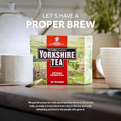 Yorkshire Tea, 10 Boxes of 80 Tea Bags (Total 800 Bags)