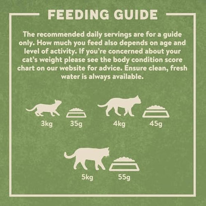 Harringtons Complete Dry Adult Cat Food Chicken 2kg (Pack of 4) - Tasty Natural Goodness