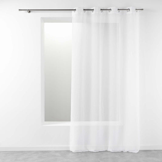 Douceur d 'Int?rieur Telma Eyelet, polyester, white, 140 x 240 cm
