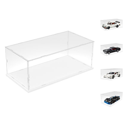 Nynelly Acrylic Display Case for Lego Cars Model Cars for Lego Mustang 10265 Porsche 911 10295 10304 10337 10353 42176