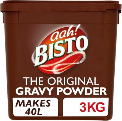 Bisto The Original Gravy Powder Just Add to Roasting Juices, 3 kg Tub (Pack of 1) - Packaging may vary