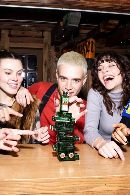 Jägermeister Herbal Liqueur | 24x2cl Miniature Pack | 35% ABV | German Liqueur | Spirits | 56 Herbs & Botanicals | Best Served as an Ice Cold Shot