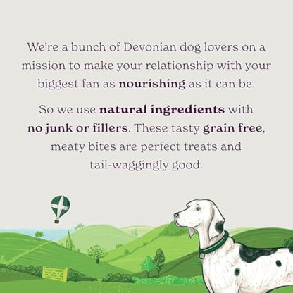 Forthglade Meaty Nibbles (10 x 70g Bags) - Hypoallergenic & Grain Free Dog Treats with Chicken and Liver, Natural Dog Treats, Training Rewards with 75% Chicken
