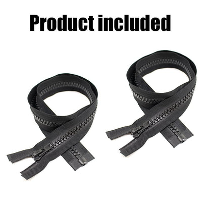 ByaHoGa Pack of 2 33 cm #10 Large Zip Plastic Separable (RZ)