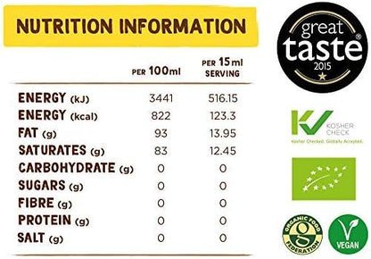Coconut Merchant Organic Coconut Oil 1L x2 | Extra Virgin, Raw, Cold Pressed, Unrefined | Ethically Sourced, Vegan, Ketogenic and 100% Natural | for Hair, Skin & Cooking | 1Lx2