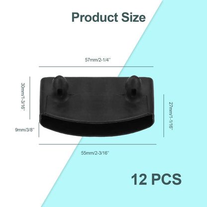 iwiio 12Pcs Bed Slat Holders, Bed Slat Caps, Side and Center Bed Slats Holders Replacement for Single, Bed Slats Cover for Holding Securing Wooden