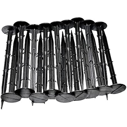 Ram ® 100 x Weed Fabric Garden Pegs Membrane Control Anchor Pegs Tarpaulin Pegs