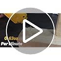 100W Hot Glue Gun Cordless,Compatible with Dewalt 18v Battery Powered Full Size 11mm Sticks (Tool Bare, no Battery, no Charger)