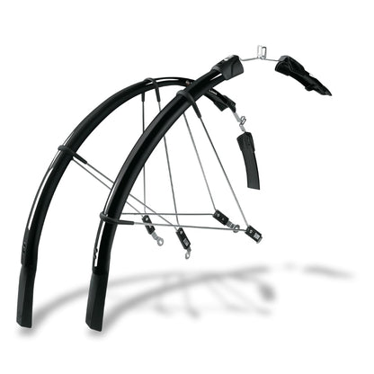 SKS Raceblade Long Mudguard Set: Black