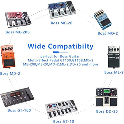 Guitar Effect Pedal Power Supply, Antoble 9V AC Mains Charger Adapter for Boss PSA-240 PSA-230 ACR-240