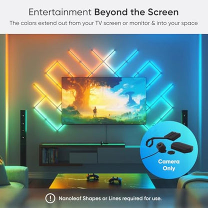 Nanoleaf 4D, TV Screen Mirror Kit, Camera, Controller, PSU, 12V, 24W, 200V-240V, EU