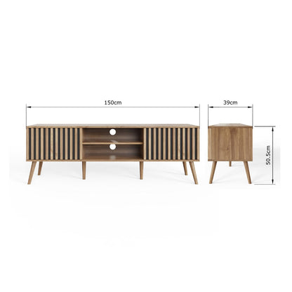 GFW Rowan TV Unit Oak