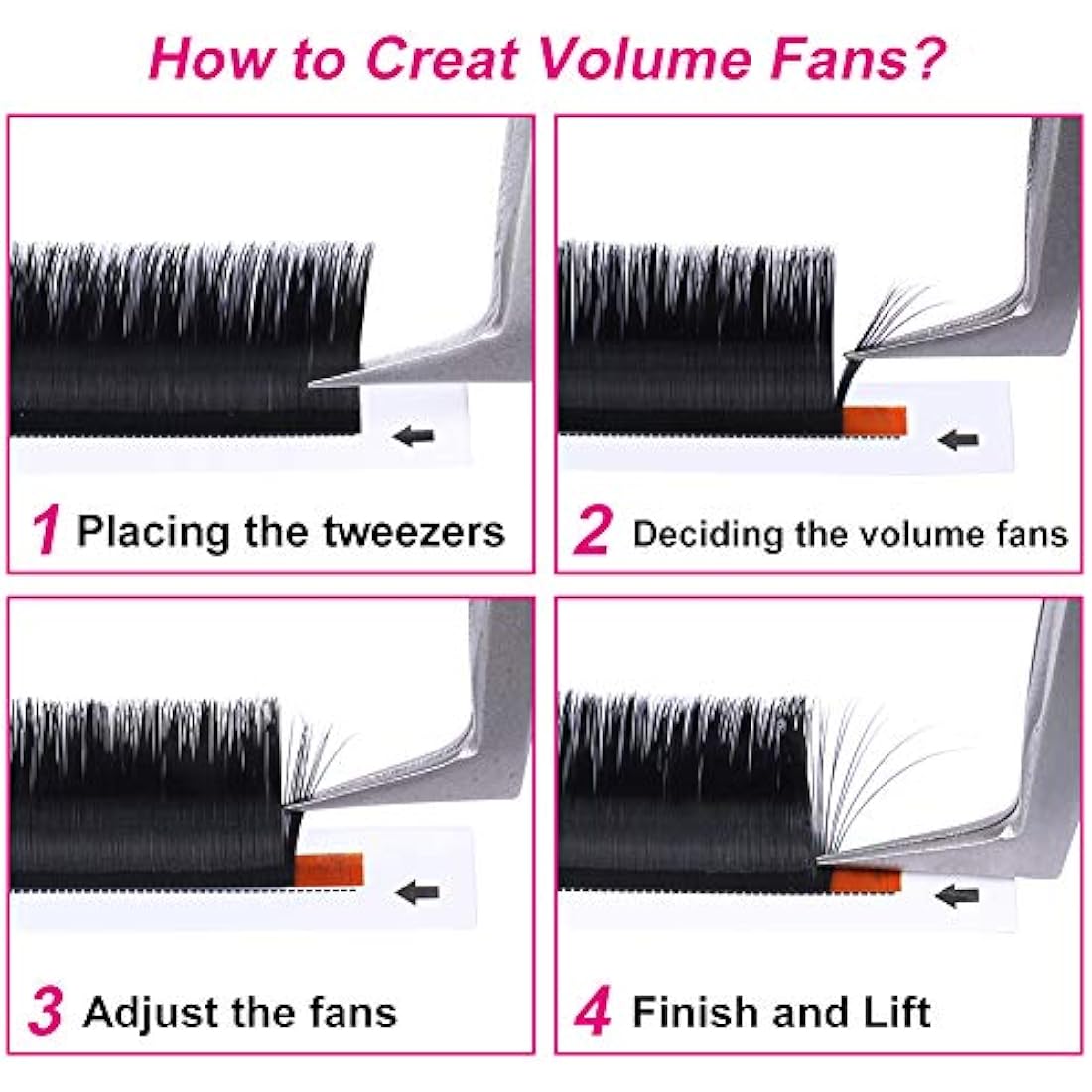 Fadlash Easy Fan Lashes D Curl 0.07 15mm Single Lashes Russian Lashes Natural Look Self Fanning Eye Lashes Automatic Blooming Russian Eyelashes Extensions(0.07-D-15)