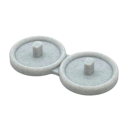 Oral Care Brand Electric Toothbrush Stand & Drip Tray (Marble, Double)