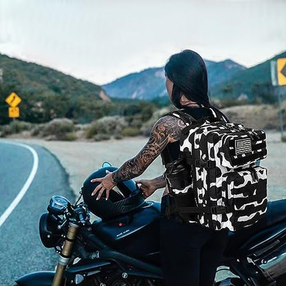 LHI Tactical Military Backpack for Men and Women 25L/35L Army Assault Pack Bag Small Rucksack with Bottle Holder