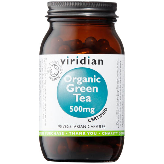 Viridian Green Tea Leaf 500mg (Organic) 90 Veg Caps