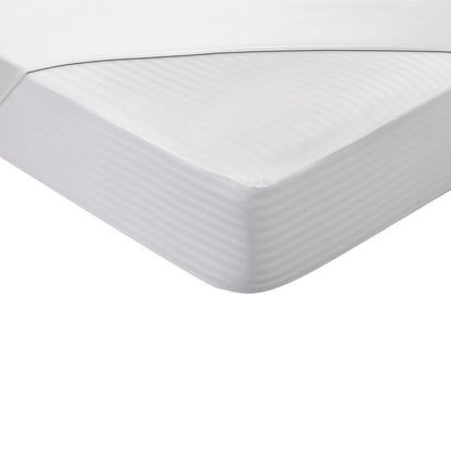 Pikolin Home – Ticking Mattress Protector, 100% Cotton, white, Lit 90-90 x 190/200 cm
