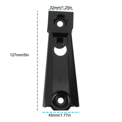Briny River 4Pcs Recliner Back Clip Bracket KD Clip Bracket for Outdoor or Indoor Lounge Chairs 12.7x4.5x3.2cm Black