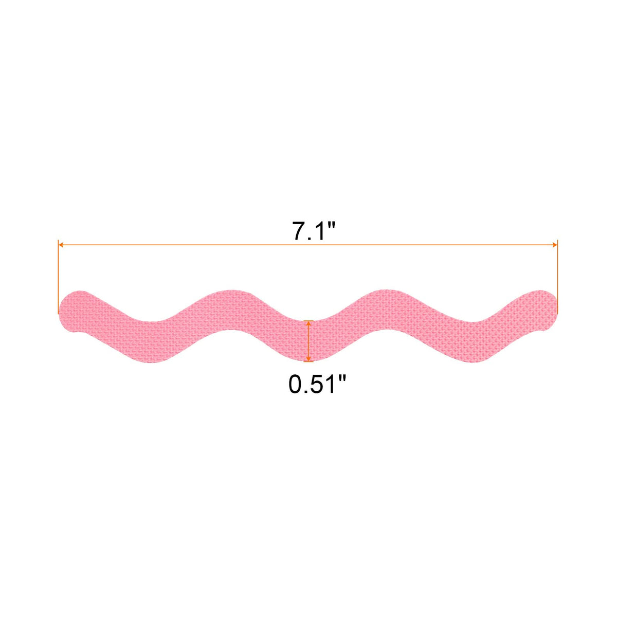 sourcing map 12pcs Non Slip Bathtub Stickers Bath Shower Floor 7.1" Anti-Slip Sticker Tape S-Shape Style Decals for Bathroom Kitchen Bathtub Treads