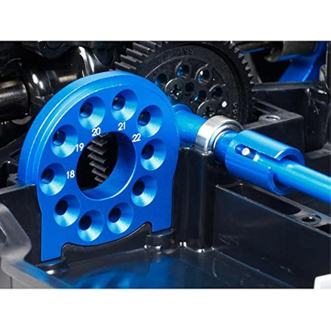 TAMIYA 47326-000 47326 47326-1:10 RC TT-02R Kit, Remote Controlled Car/Vehicle, Model Building, Kit, Chassis, Hobby, Black