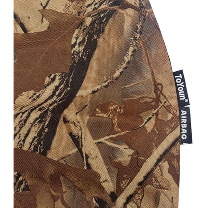 TOYOUN Camo Universal Front Car Seat Covers Waterproof Highback Bucket Design -Fit Most Cars, Trucks, SUVS, Vans 2 PCS Auto Fabric Covers Camouflage Forest Pattern Car Seat Protector