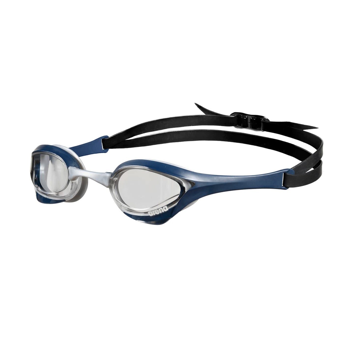 arena Cobra Ultra Swipe Unisex Adult Racing Swimming Goggles, Swimming Pool Goggles with Curved Lenses, Anti-Fog, UV Protection, 5 Interchangeable