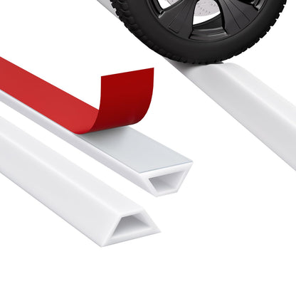 DLYYPLUS 67"/1.7M Collapsible Wet Room Floor Barrier Self-Adhesive Shower Threshold Water Dam Keeps Water Inside Threshold Dry and Wet Separation