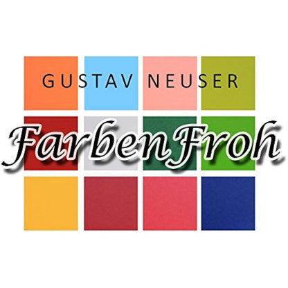 Gummed Envelopes | DL Format 110 x 220 mm | Completely Coloured Paper | Postal Envelopes Without Window | Ideal for Christmas, Greetings & Invitations | FarbenFroh Series 150 Umschläge Natural White