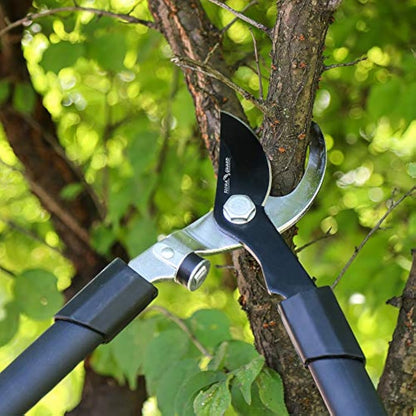 FLORA GUARD 26 Inch Garden Lopper - Heavy Duty Branch Lopper, Pruner Bypass loppers and Tree Trimmer with 1.25 Inch Cutting Capacity