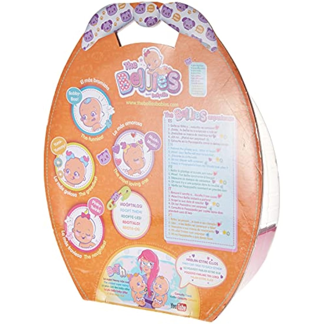 Splash-Toys The Bellies - Mimi -Miao, Interactive Doll for Boys and Girls Ages 3-8 (Famous 700015161)