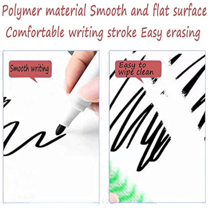 Whiteboard Paper Sticker Roll 44 x 200cm (17.3" X 78.7") DIY Self-Adhesive Dry Erase Paper Film Chalkboard Wallpaper for Home Office School Memo