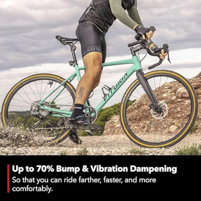 REDSHIFT ShockStop Suspension Stem for standard 1-1/8in (28.6mm) Steerer Tubes, Shock-Absorbing Bike Handlebar Stem for Road, Gravel, Hybrid, and E-Bikes