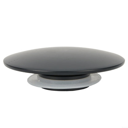 66mm Basin Waste Black Sink Push Button Brass Basin Waste Pop-up Click Sink Drain Stopper Water Plumbing Overflows Stopper for Bathroom Kitchen