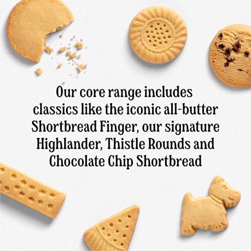 Walkers Shortbread Gluten Free Chocolate Chip Rounds, Traditional Pure Butter Scottish Recipe, 140g (Pack of 12)