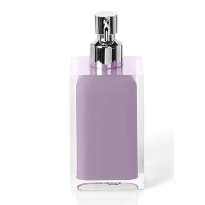 Gedy Bathroom Soap Dispenser, Resin, Purple (Lilac), 16.2 x 7 x 7 cm