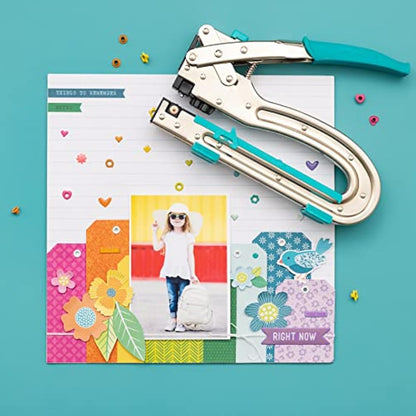 We R Memory Keepers Crop-a-Dile II Big Bite Punch, Aqua