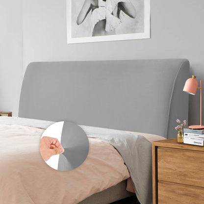 Caijin Bed Headboard Slipcover, Stretch Bed Headboard Cover, Dustproof Protector Cover for Linen Fabric Tufted Upholstered Headboard